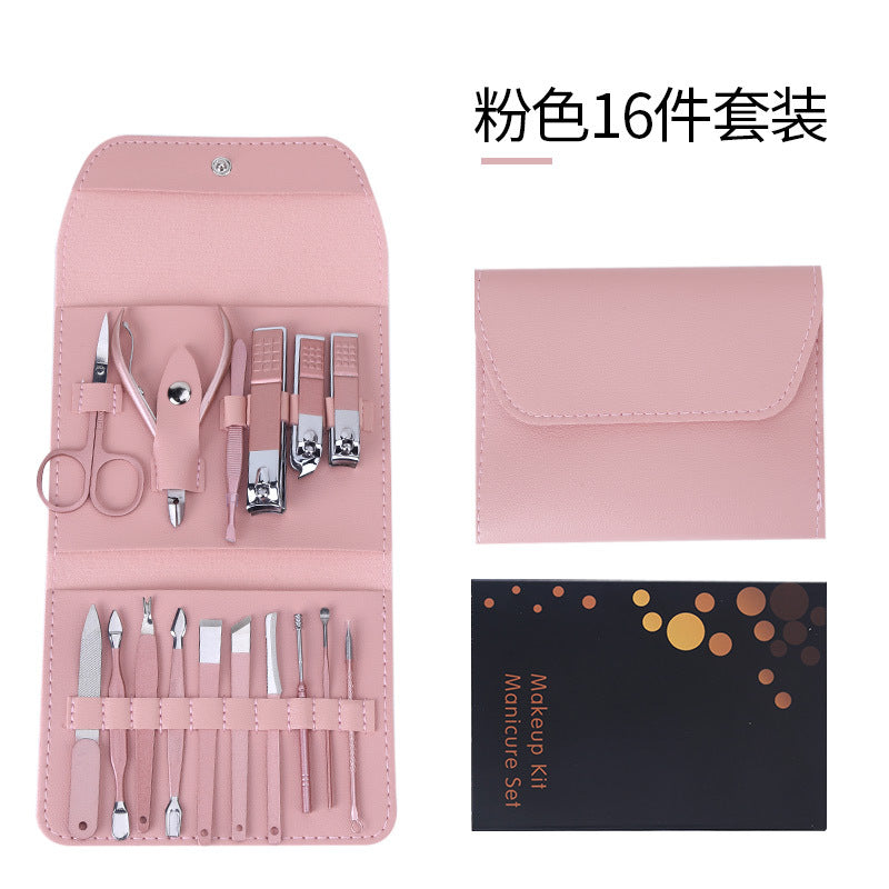 conjunto de ferramentas para manicure e pedicure