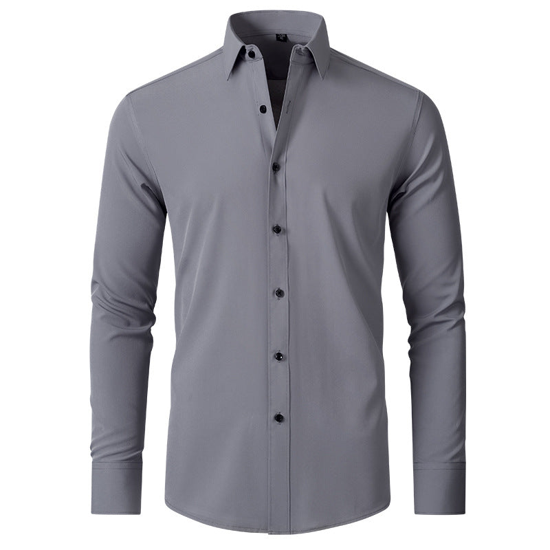 Camisa masculina com elástano