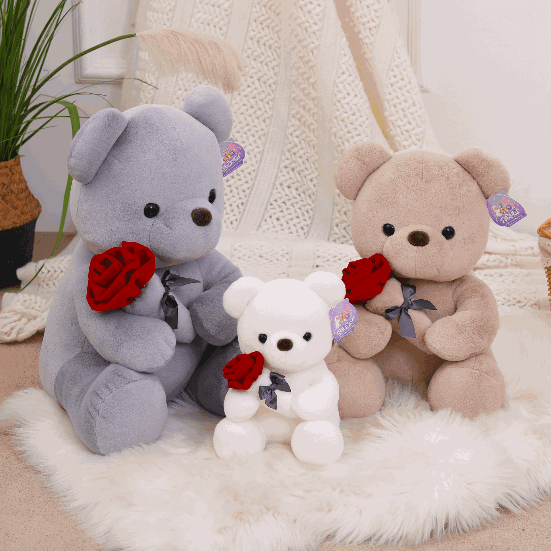 Brinquedo ursinho de pelúcia