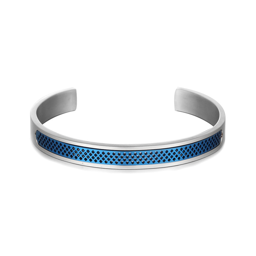 Pulseira masculina aço inoxidável