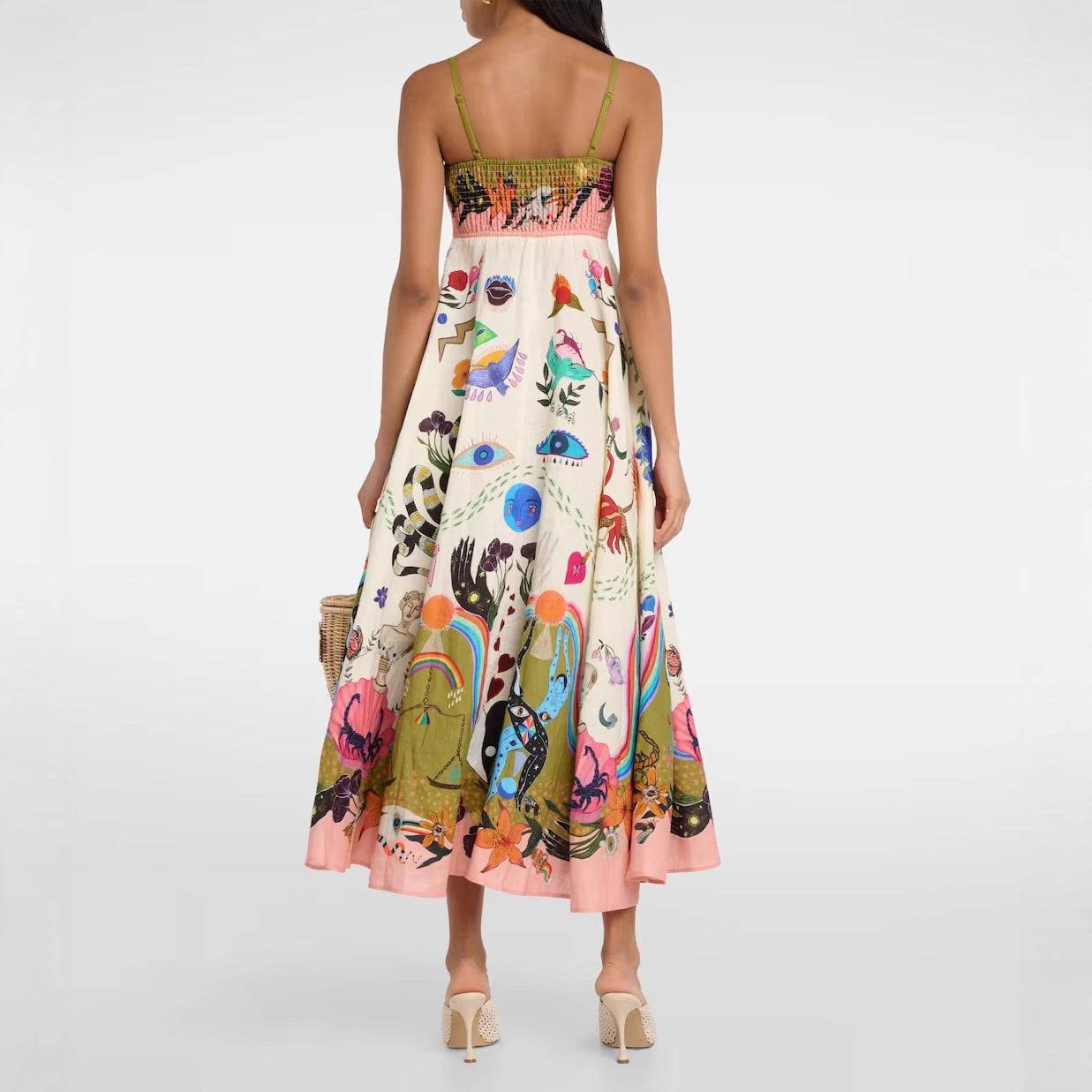 vestido de alça