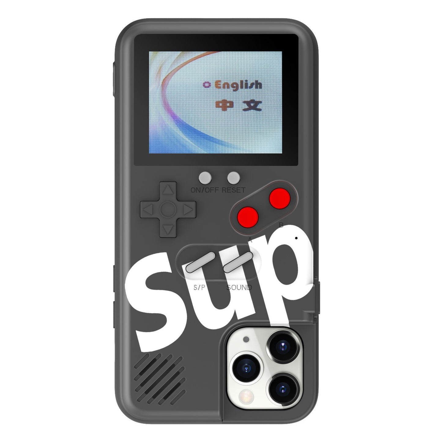 video game de jogos com tela colorida