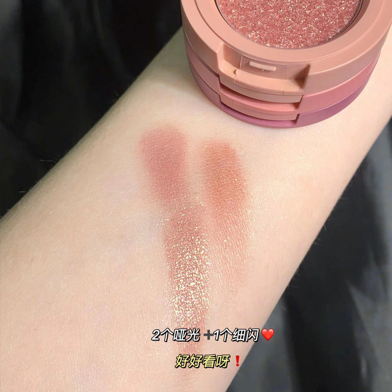 Paleta de sombra com 3 cores