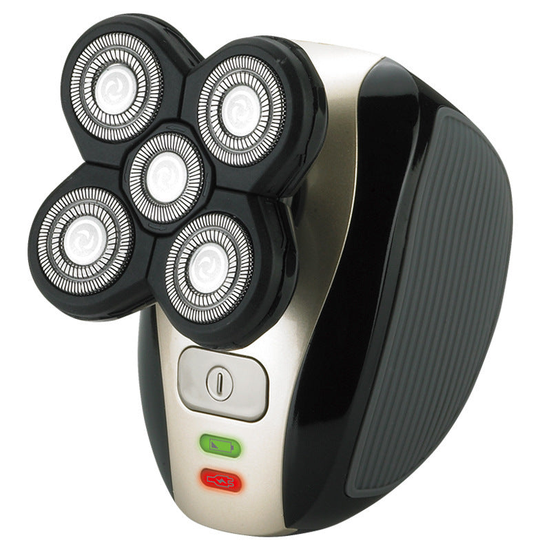 Barbeador elétrico com 5 cabeças masculino