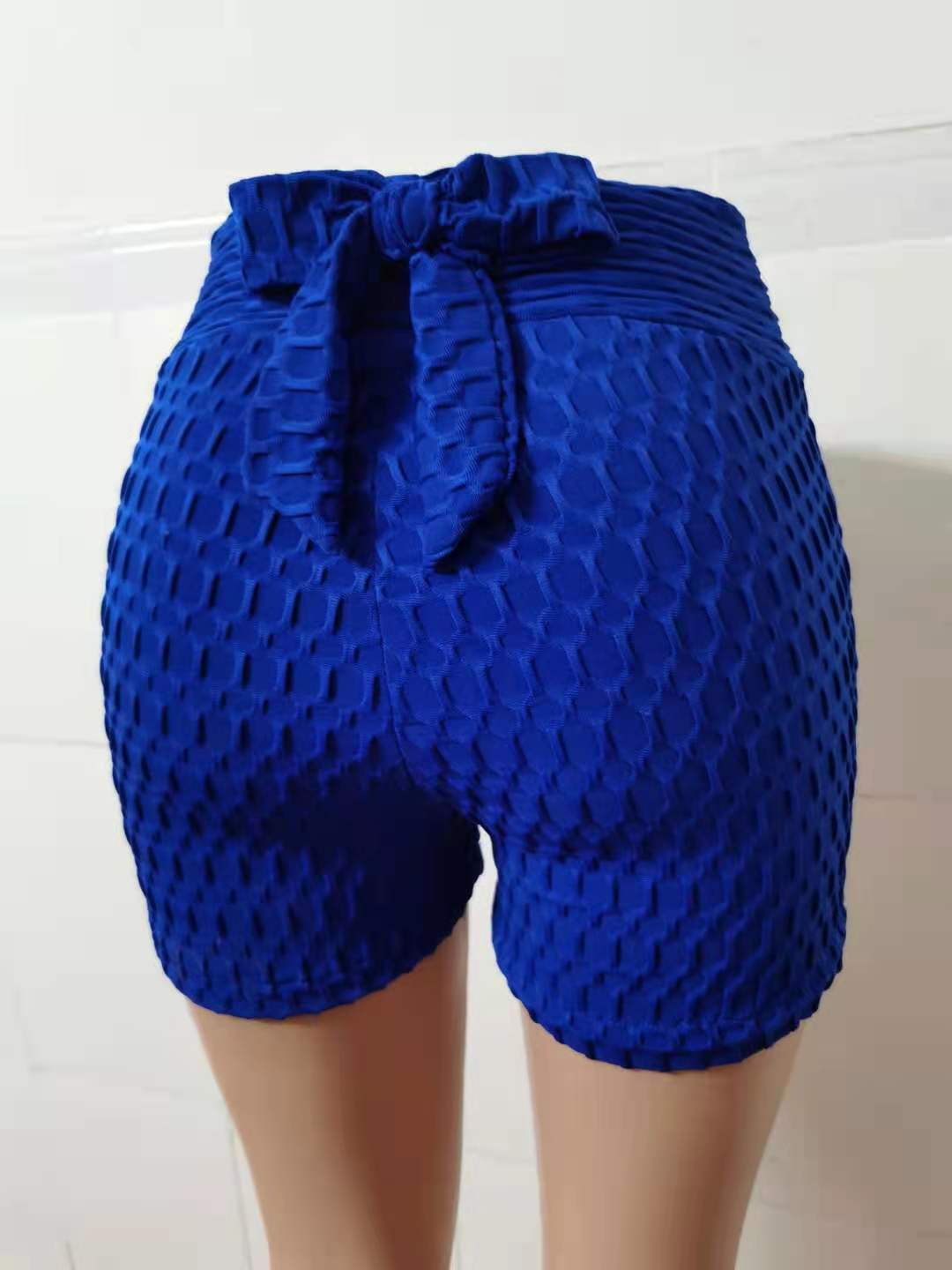 Shorts para fitness com cintura alta feminino