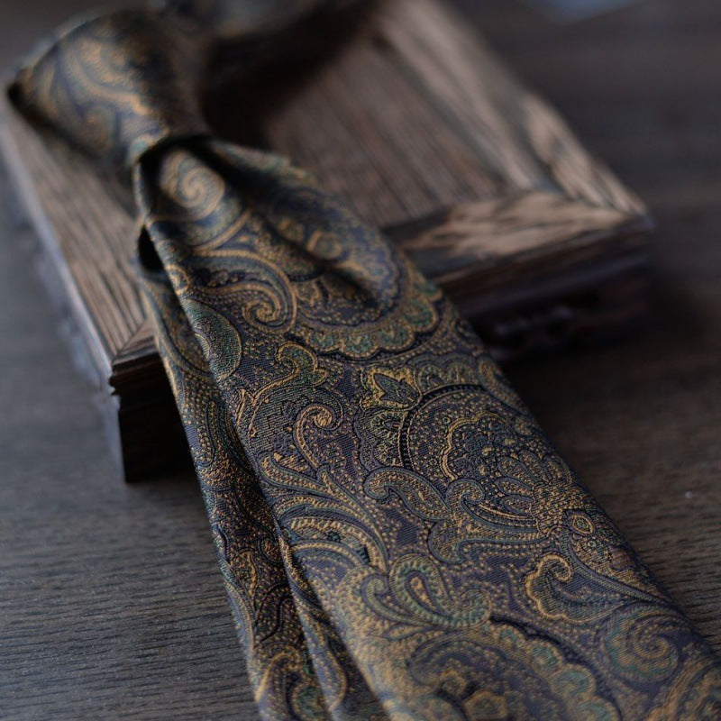 Gravata de seda masculina