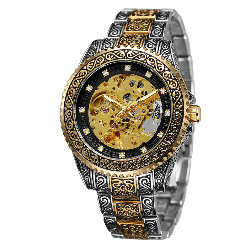 Relógio mecânico e automático masculino
