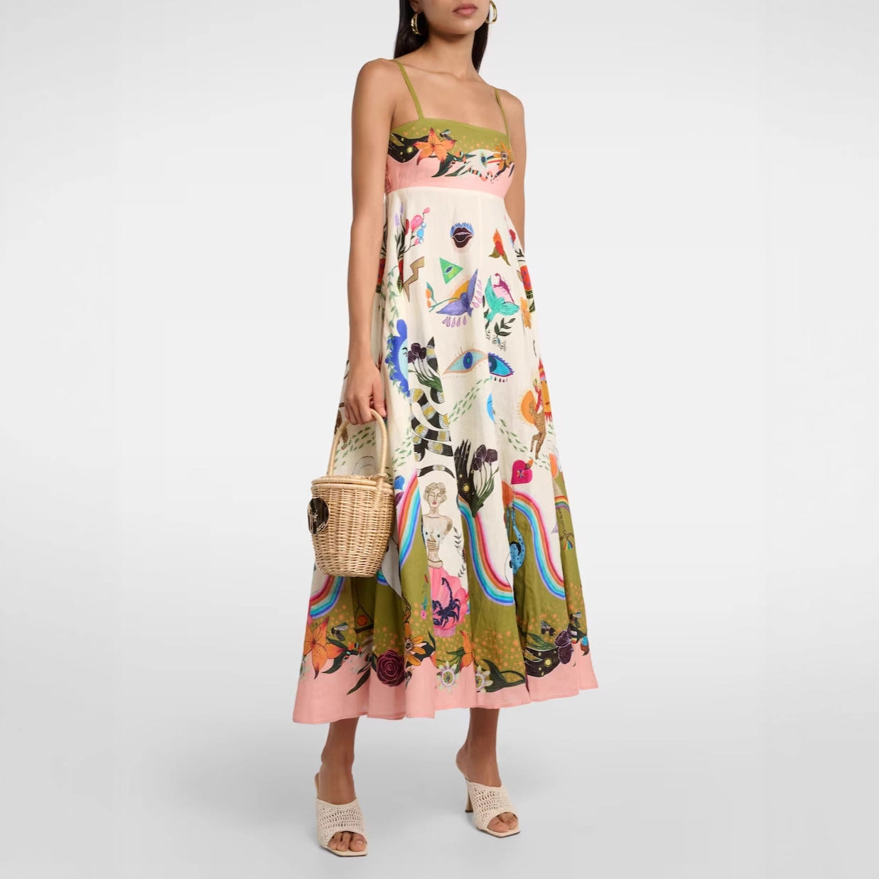 vestido de alça