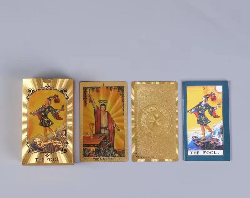 Cartas de taro edição dourada