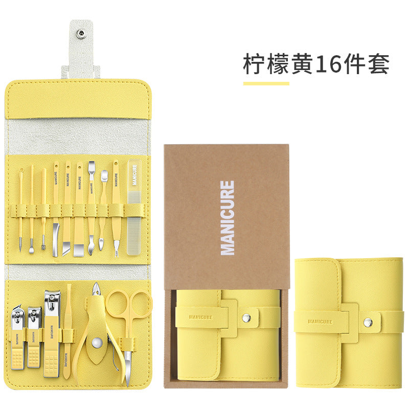 conjunto de ferramentas para manicure e pedicure