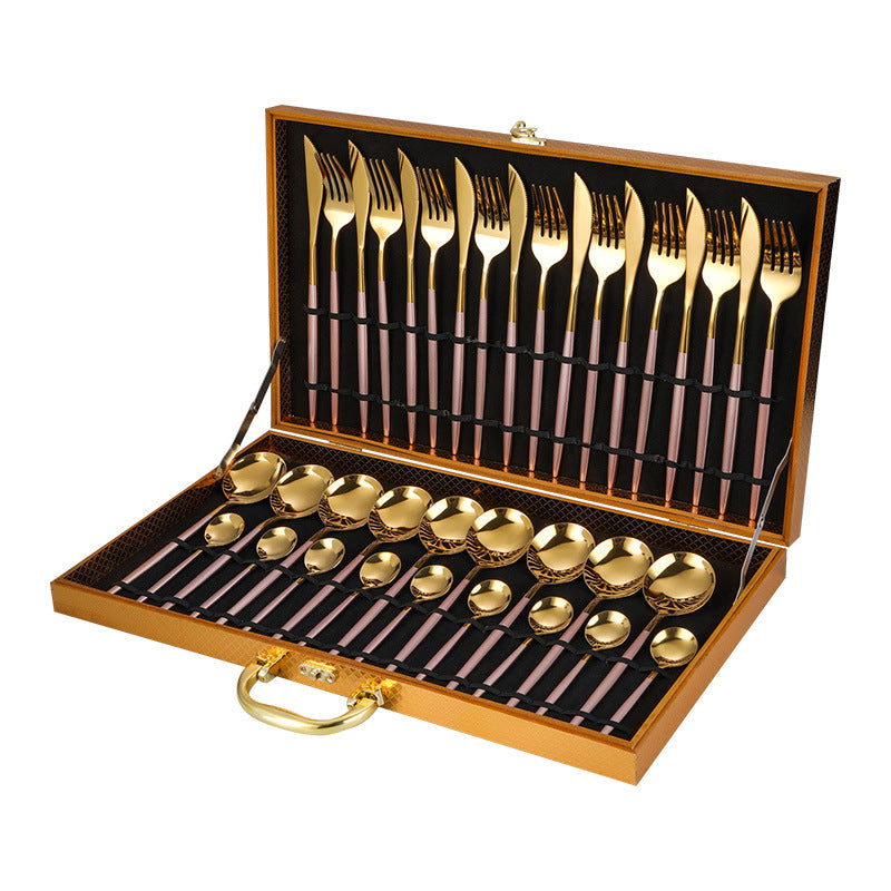    Conjunto de talheres  em aço inoxidável