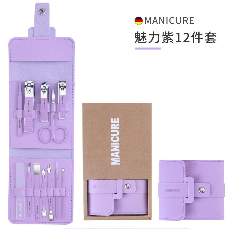 conjunto de ferramentas para manicure e pedicure