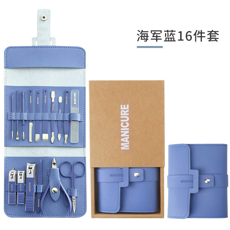 conjunto de ferramentas para manicure e pedicure