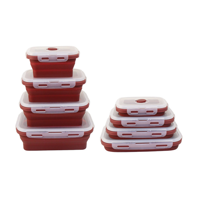 Lancheiras dobráveis de silicone