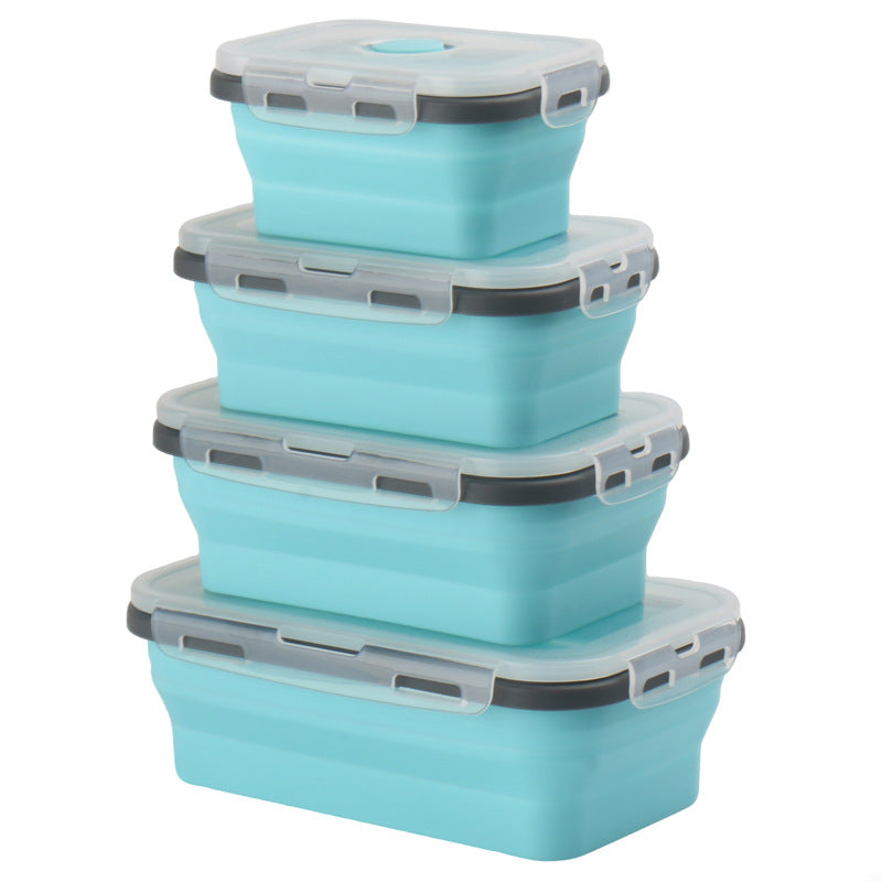 Lancheiras dobráveis de silicone