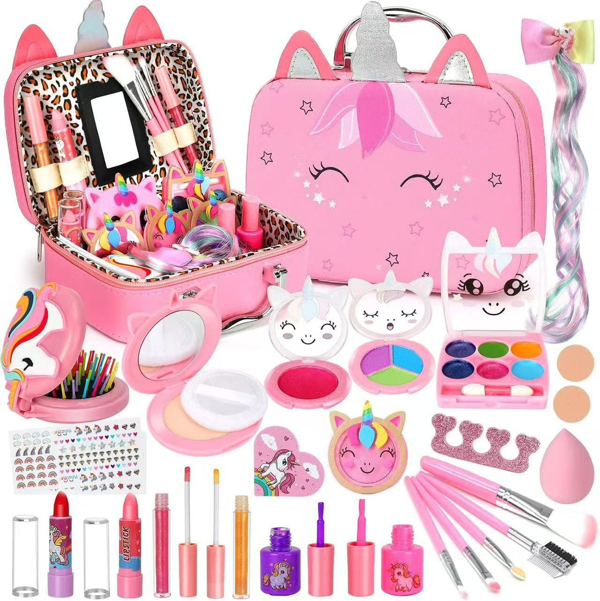  Bolsa de princesa, incluindo batom para brincar de faz-de-conta