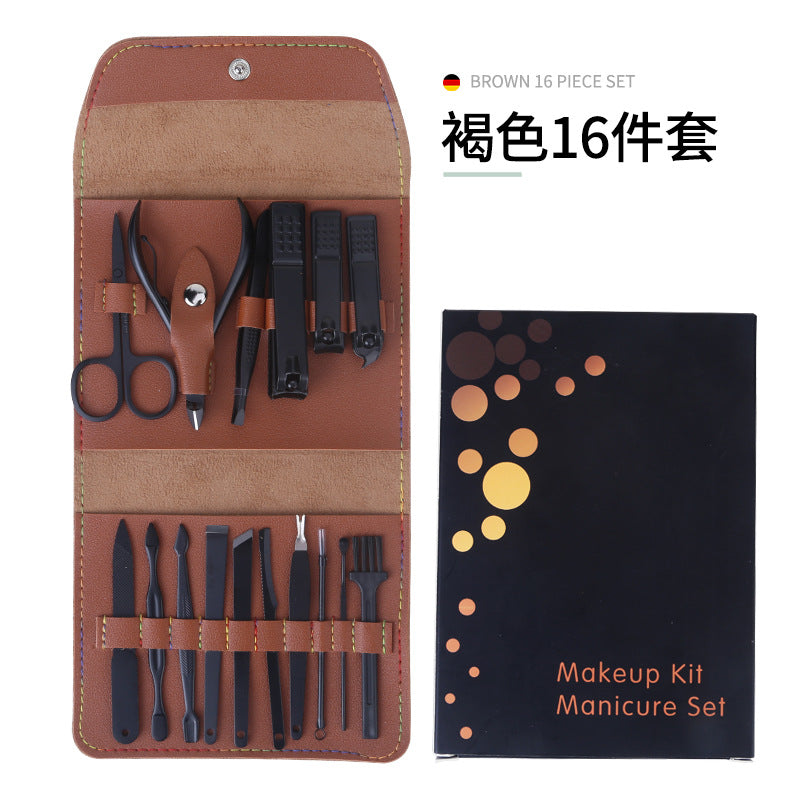 conjunto de ferramentas para manicure e pedicure