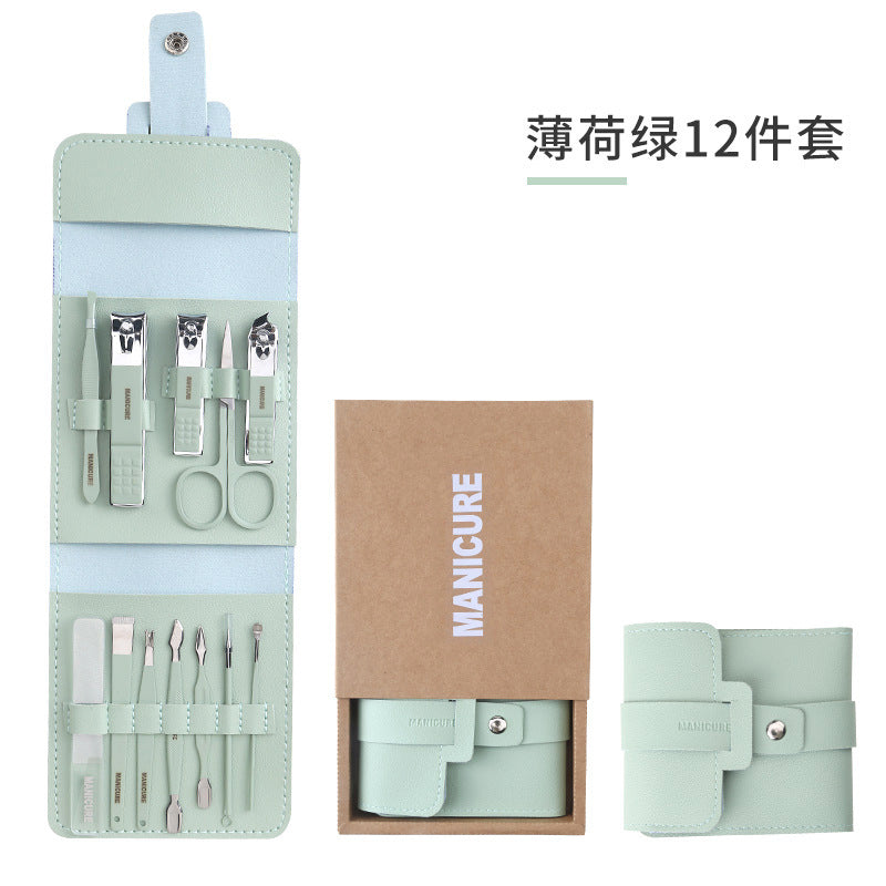 conjunto de ferramentas para manicure e pedicure