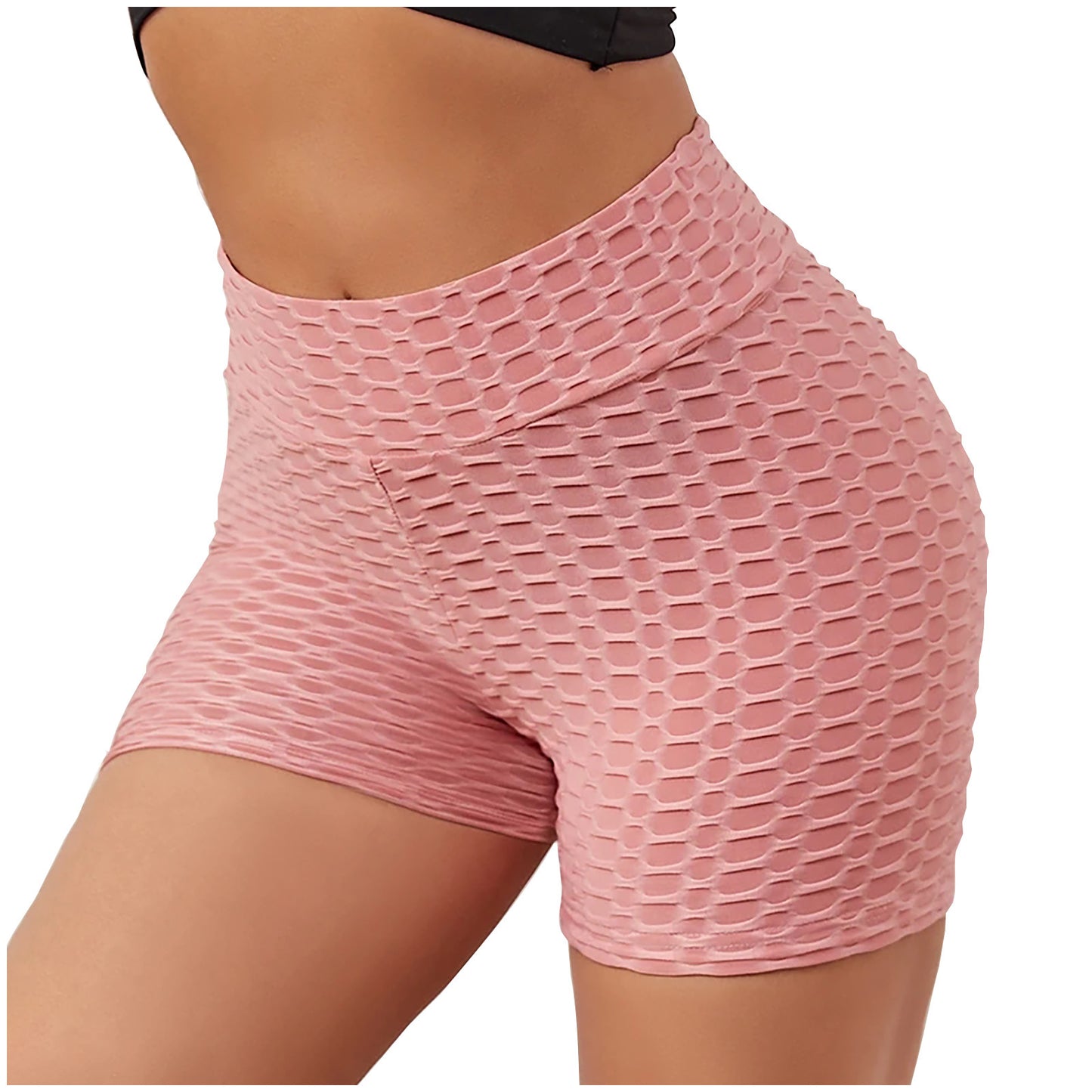 Shorts para fitness com cintura alta feminino