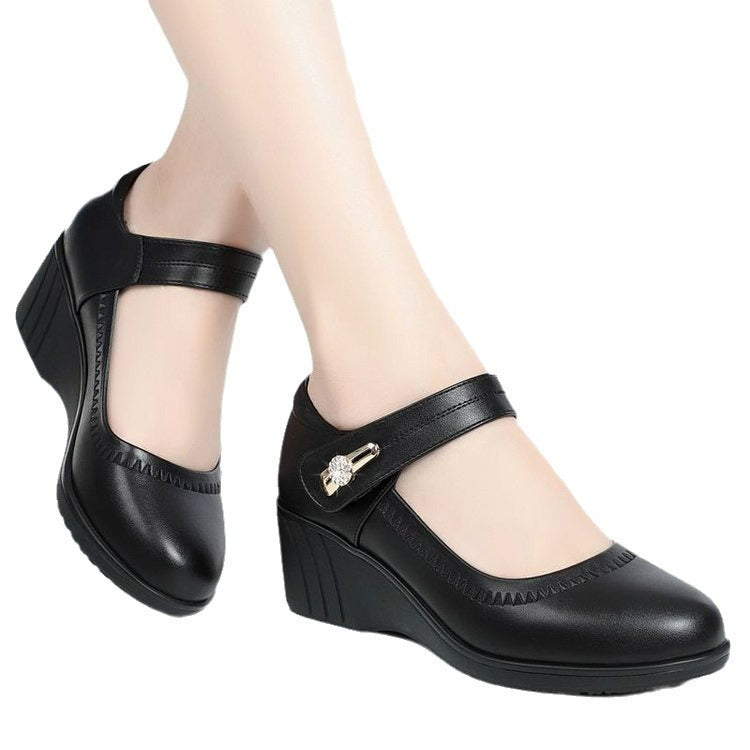 Sapato de couro Feminina