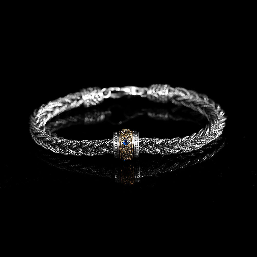  Pulseira de prata  masculina