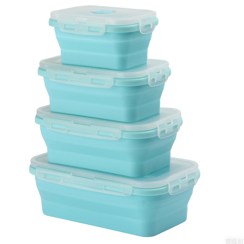 Lancheiras dobráveis de silicone