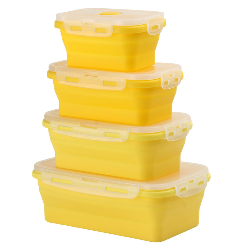 Lancheiras dobráveis de silicone