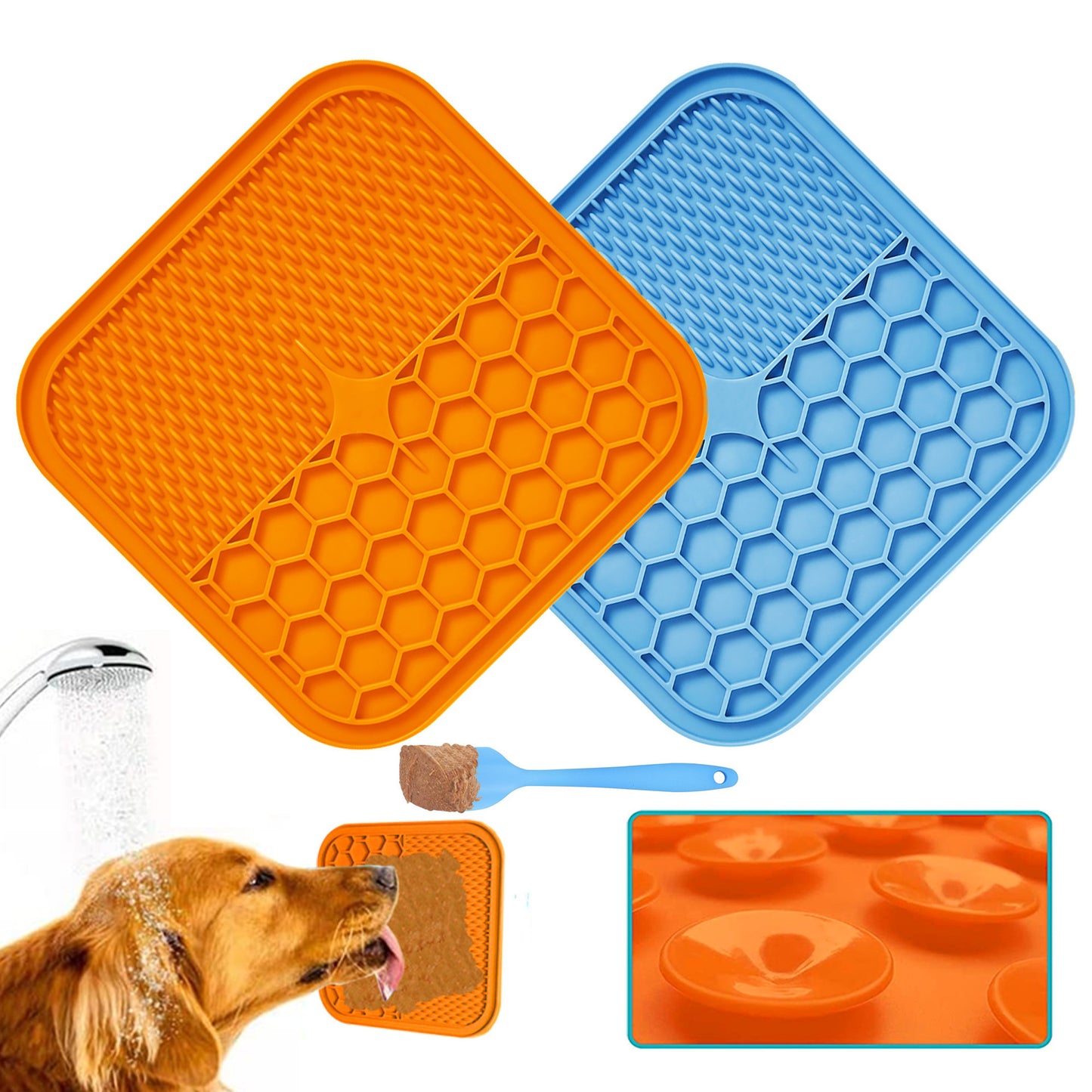 Almofada de silicone para lamber para animais de estimação