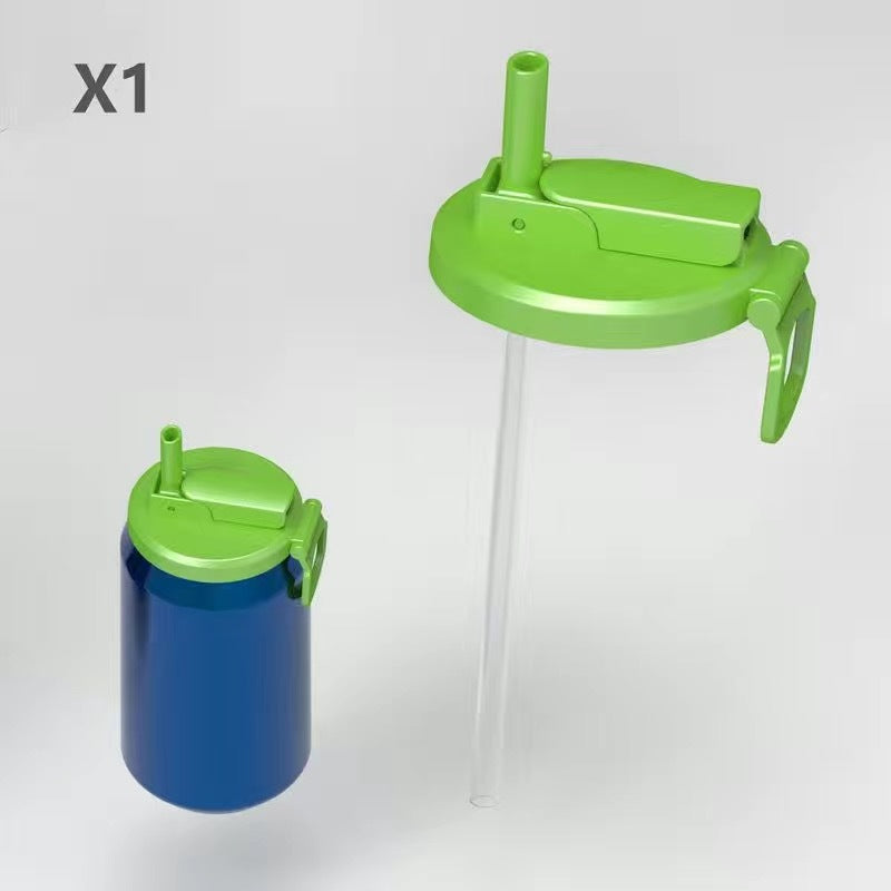 Tampa com canudo para lata de refrigerante