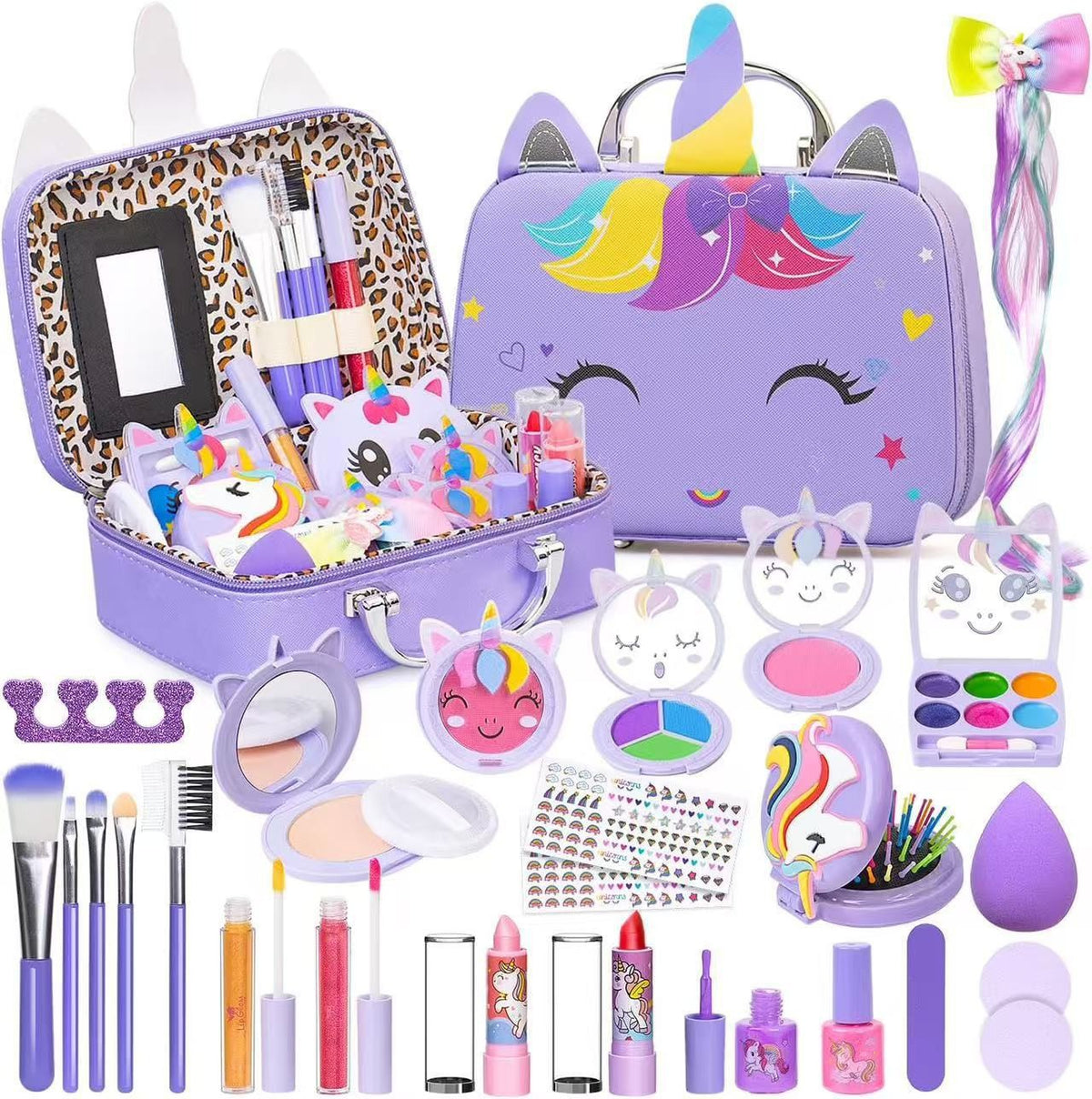  Bolsa de princesa, incluindo batom para brincar de faz-de-conta