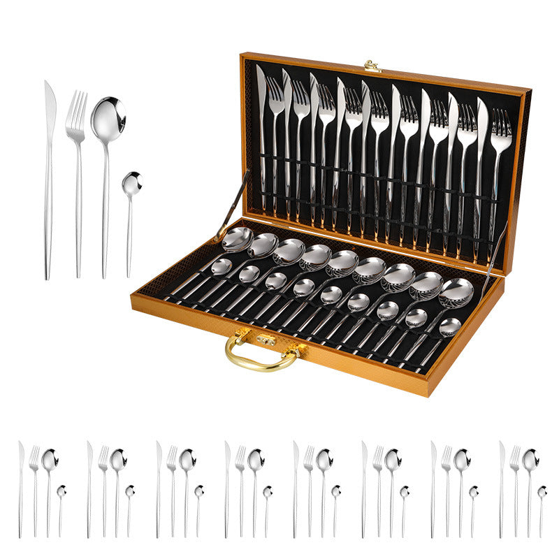 Conjunto de talheres  em aço inoxidável